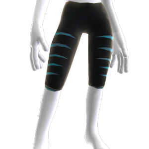 Schwarze Leggings im Schichtlook