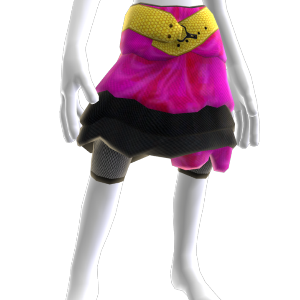 Tüll-Lagenrock mit Gürtel