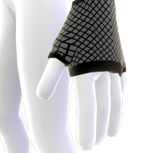 Schwarzer Netzhandschuh